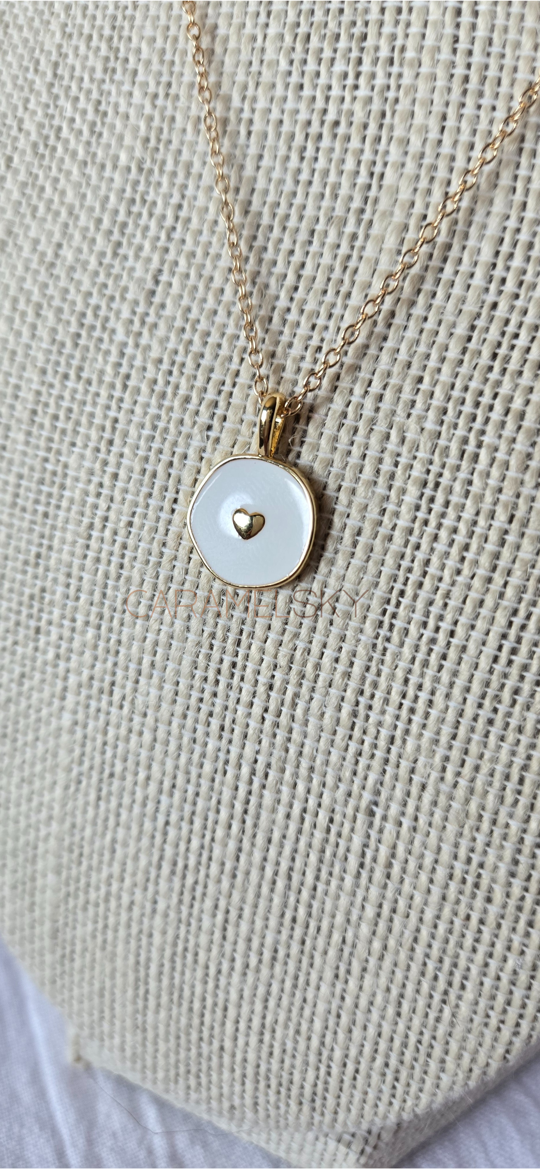 18k GoldPltd Heart Necklace