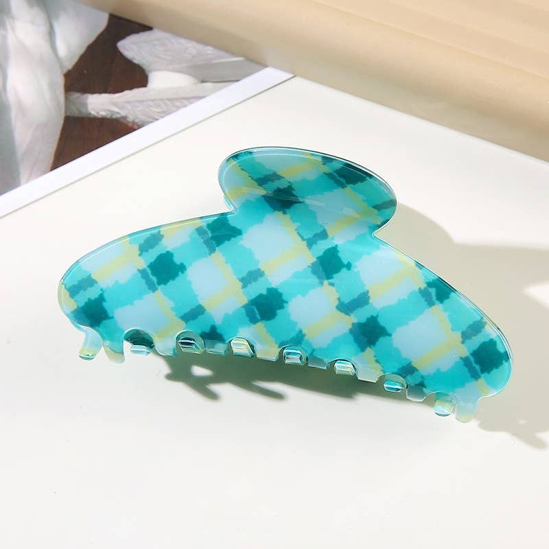 Gingham Hair Clip