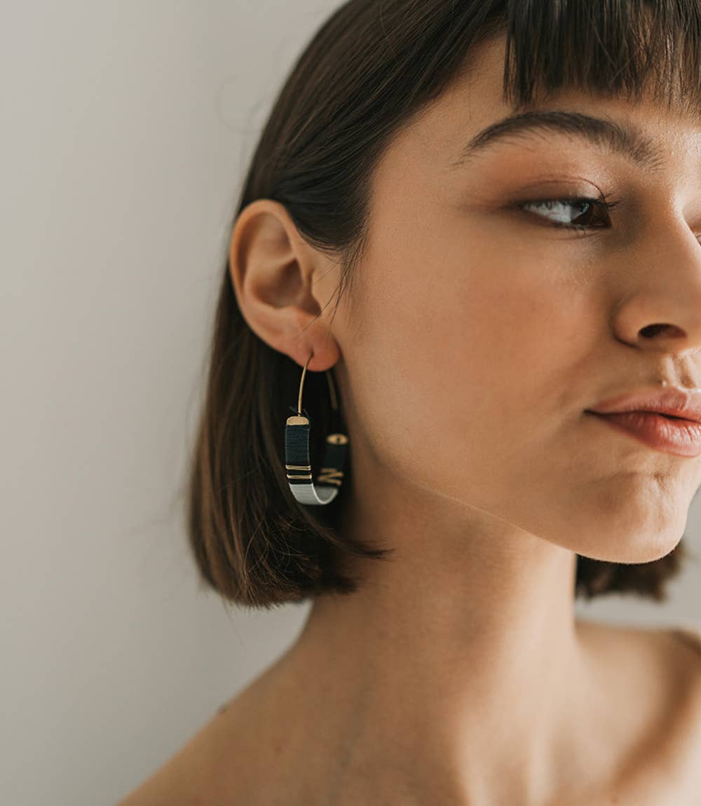 Perry Gold Hoop Earrings