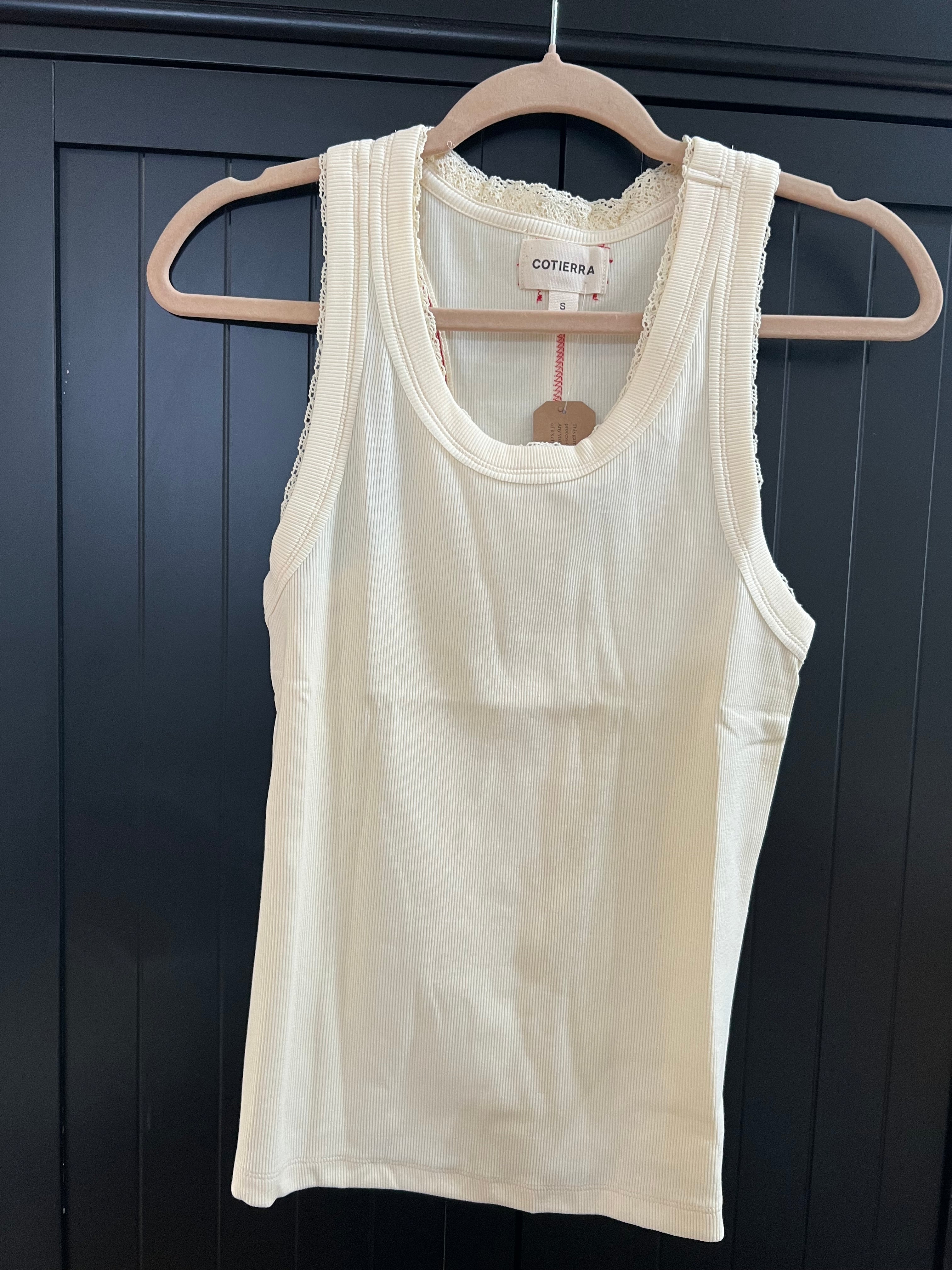Lacey Ribbed Tank