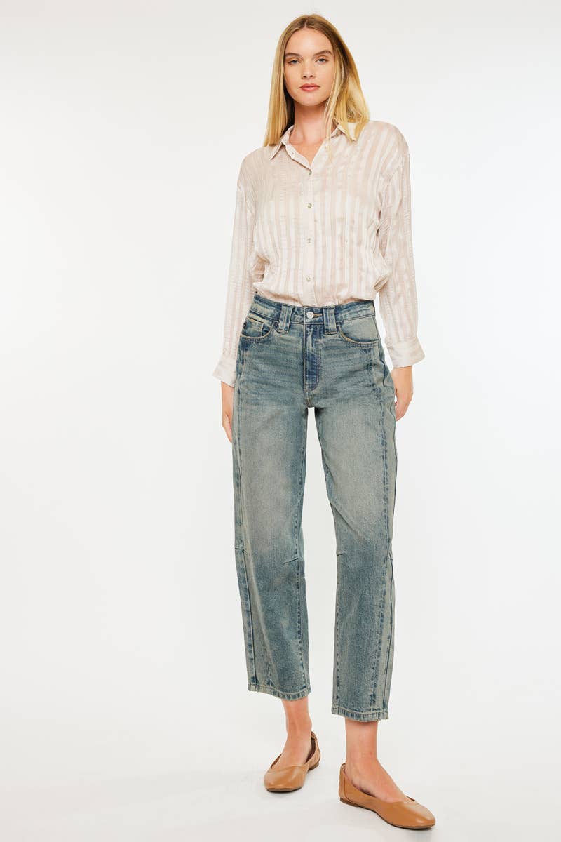 Leah Barrel Jeans