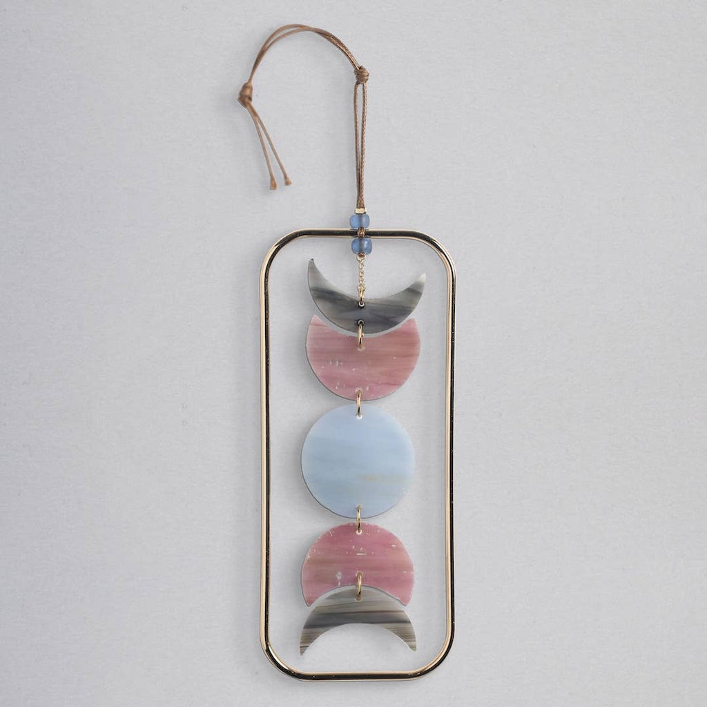 Stained Glass Light Catcher - Moon Phase