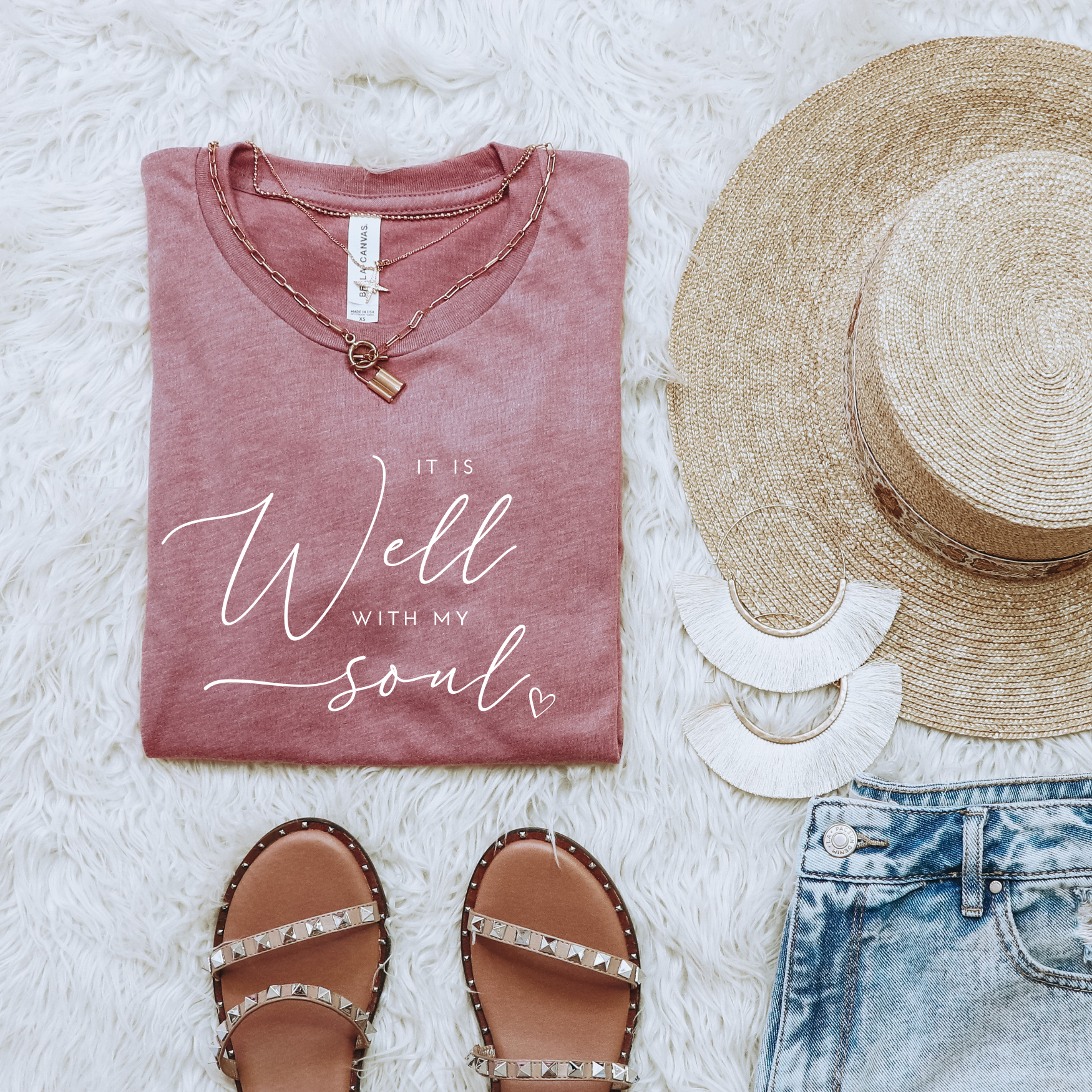 It Is Well Graphic Tee Shirt
