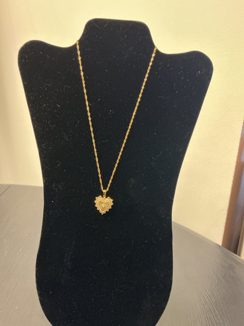 Valea CZ Heart Pendant Necklace