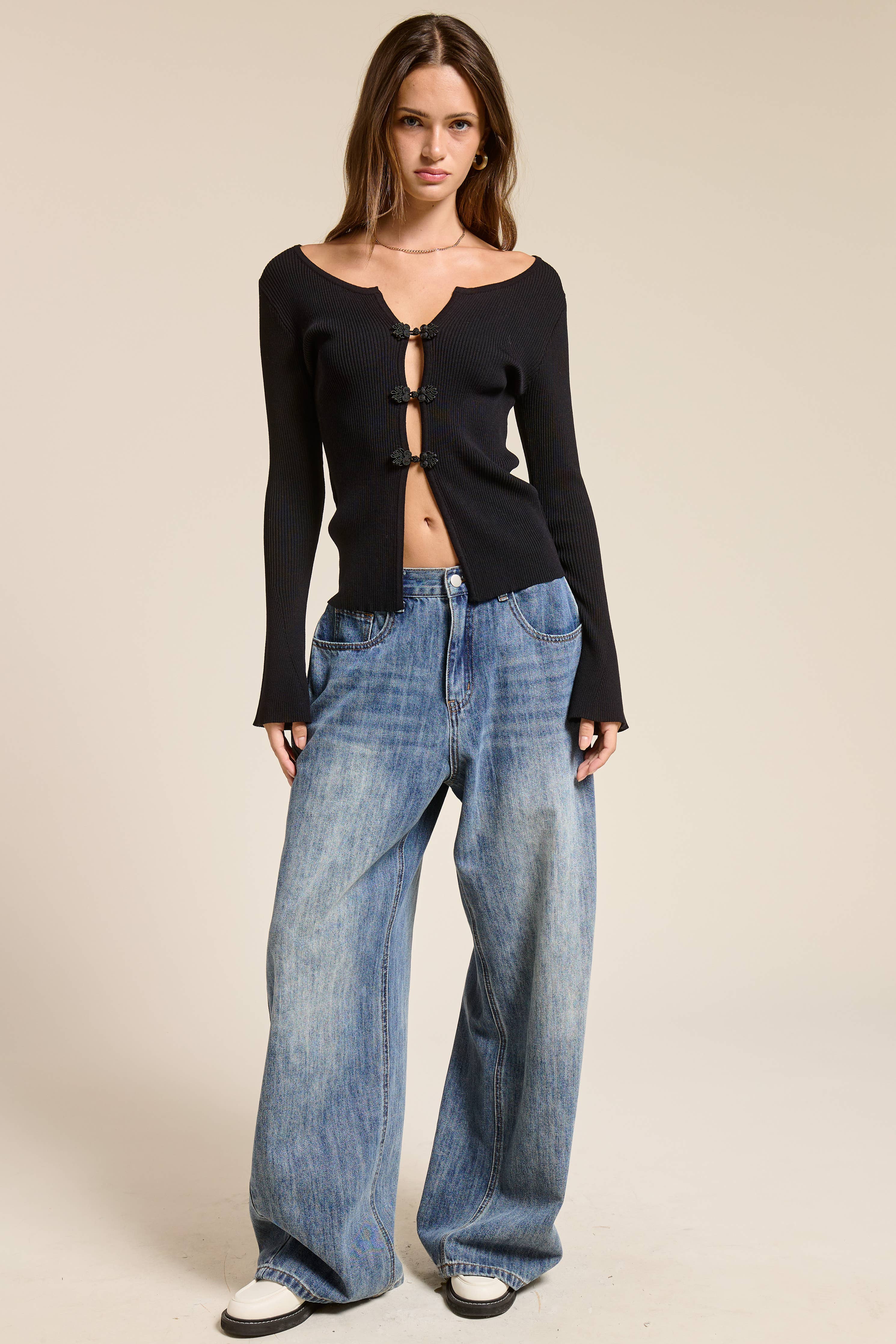 Fiona Ribbed Cardigan