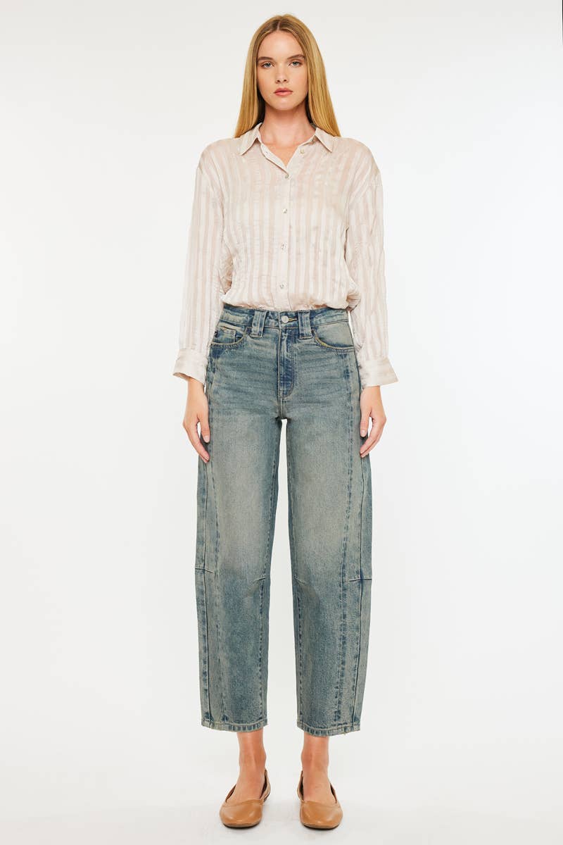 Leah Barrel Jeans