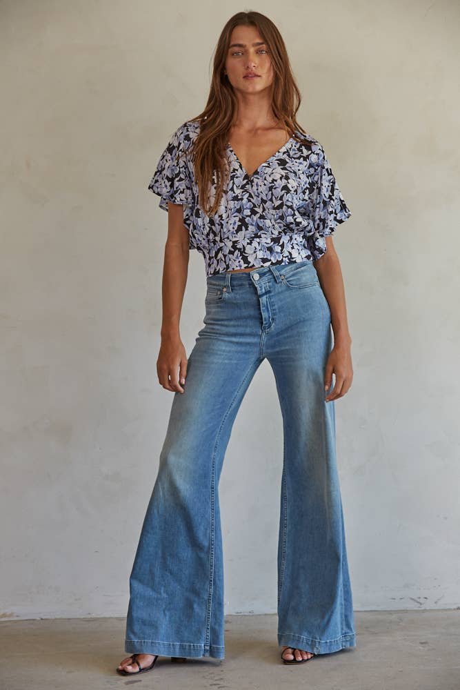 Carmen Floral Boho Top