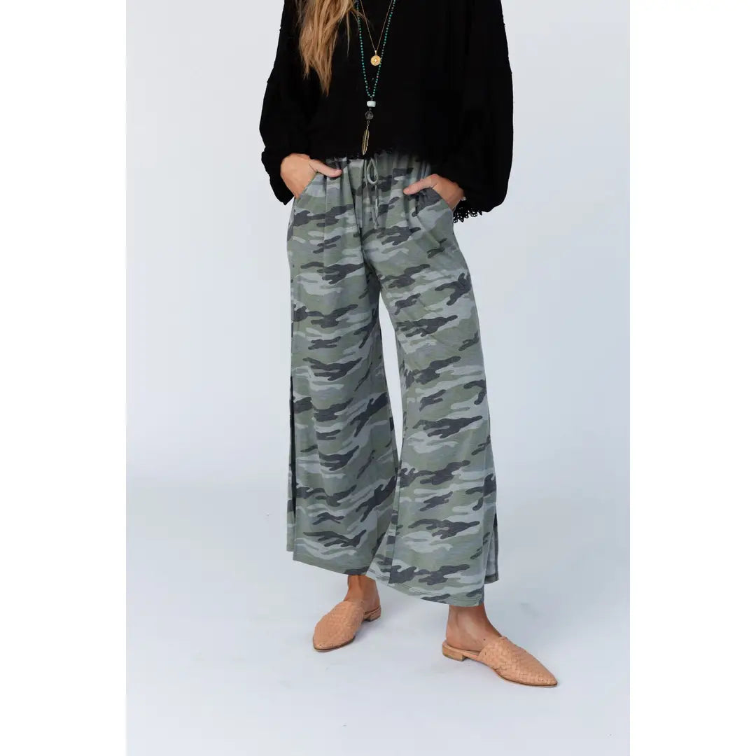 Wanderer Wide Leg Slit Pants