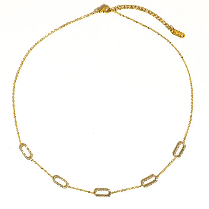 Burnisse Dainty Chain Necklace