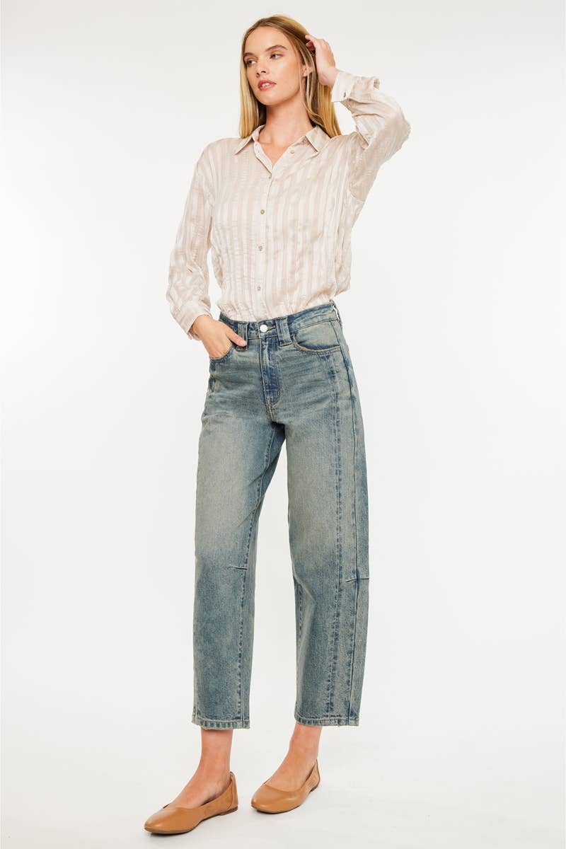 Leah Barrel Jeans