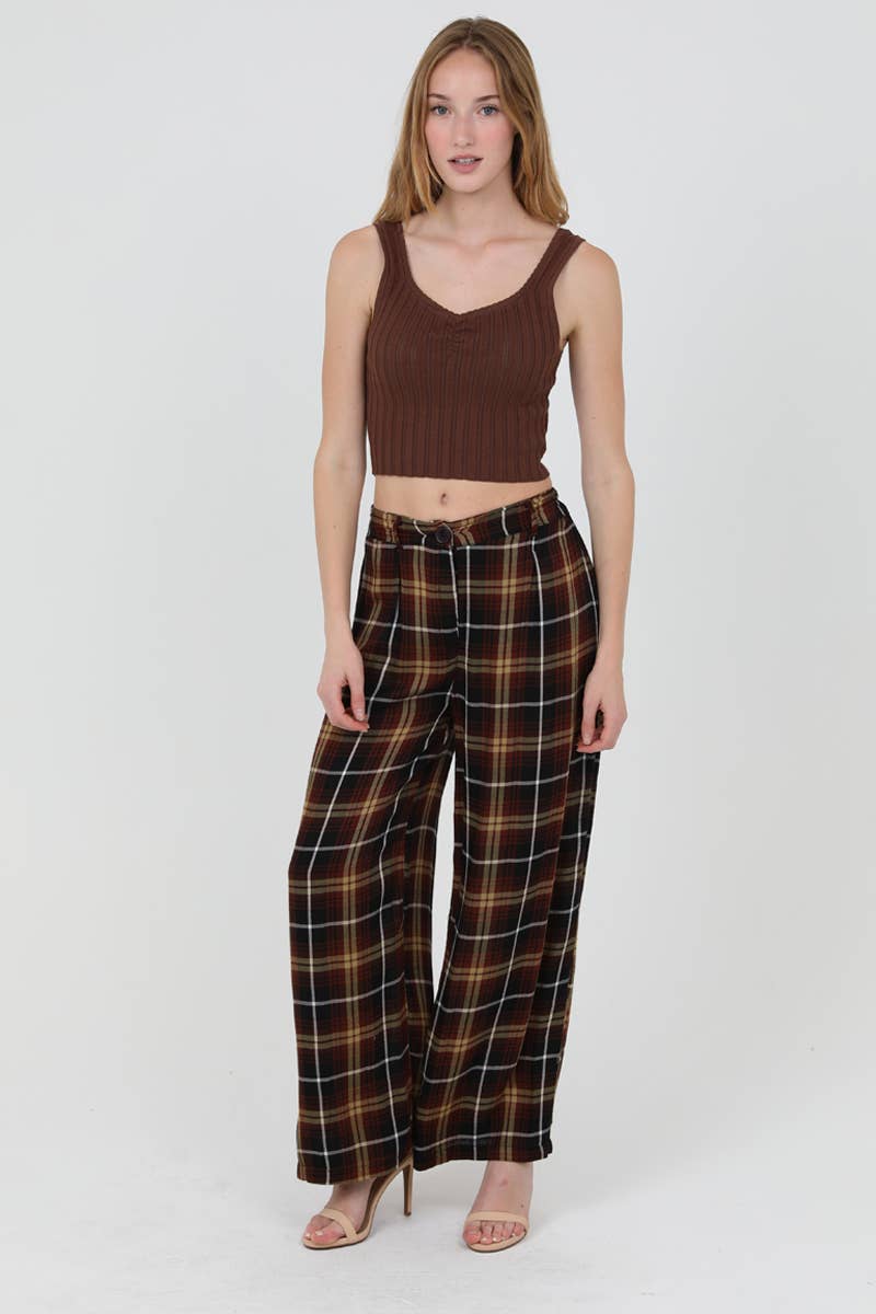 Autumn Plaid Pants