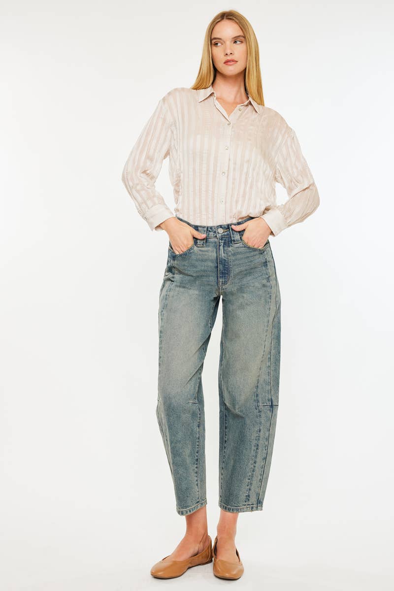 Leah Barrel Jeans