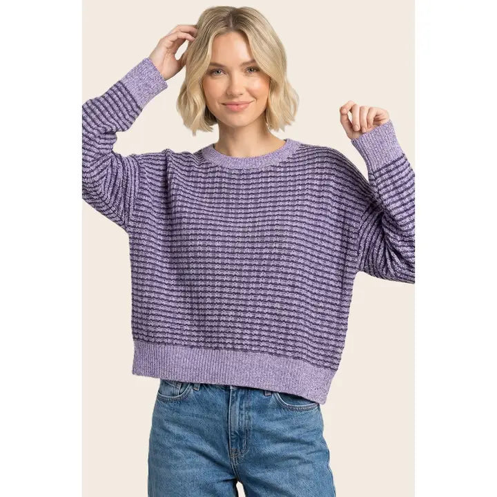 Megan Waffle Knit Sweater
