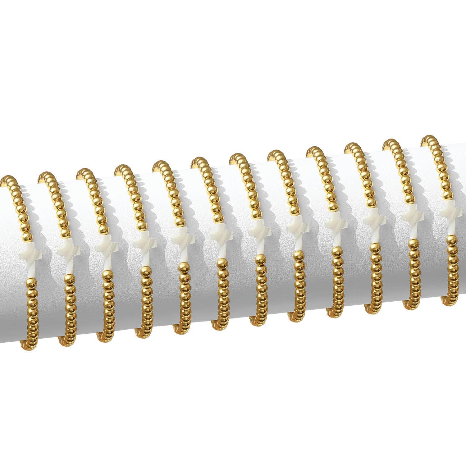 Cross Bracelet 18K Gold Plated