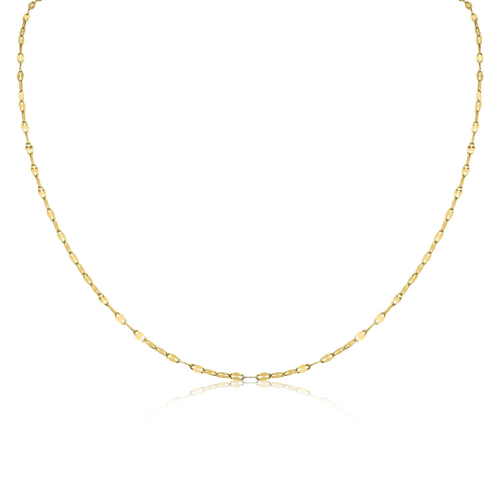 Mia Stainless Steel Lip Chain Necklace