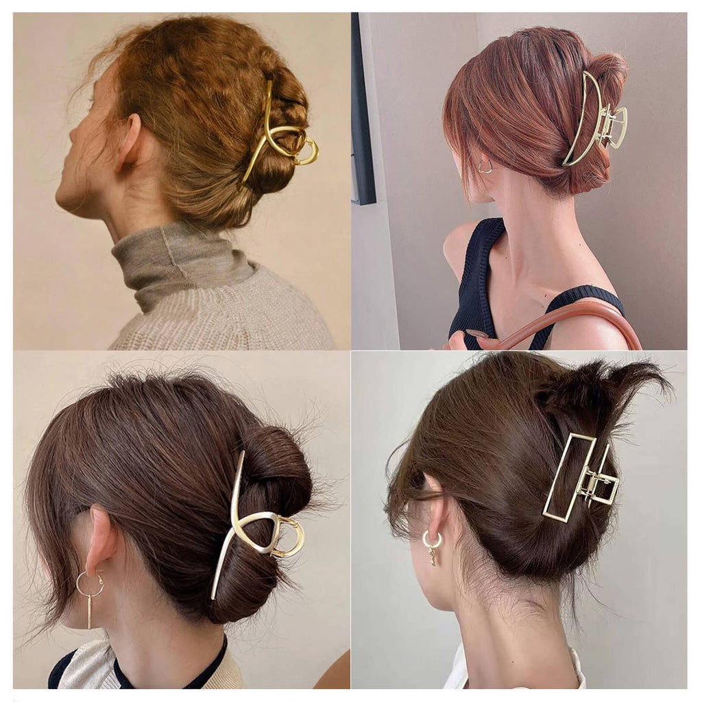 Gold Metal Hair Clip