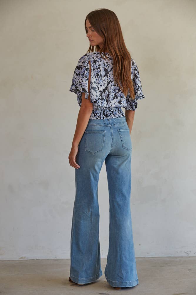 Carmen Floral Boho Top