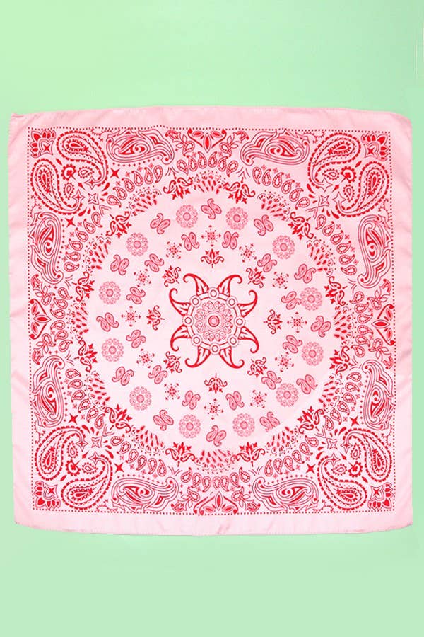 Pretty In Pink Silk Scarf
