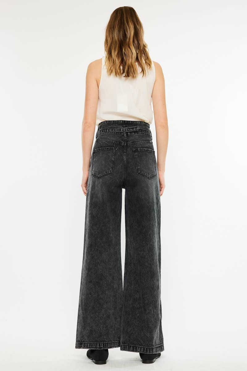 Avril High Rise Wide Leg Jeans