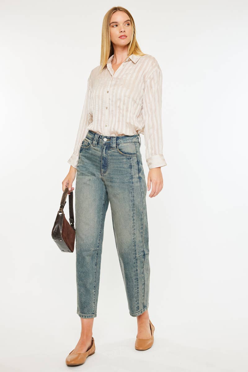 Leah Barrel Jeans