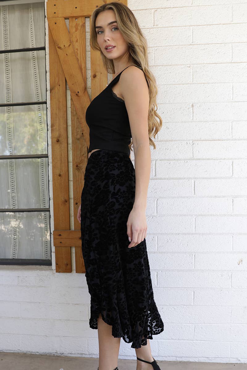 Emma Velvet Skirt