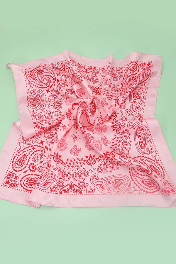 Pretty In Pink Silk Scarf