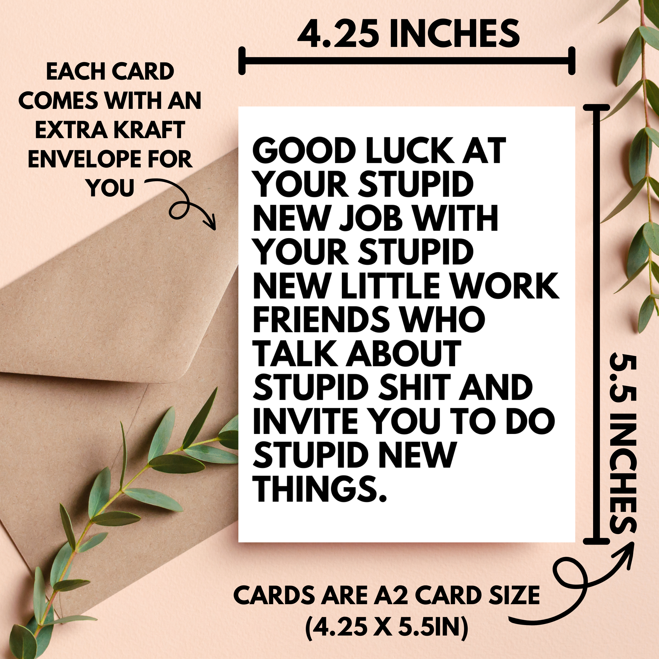 Stupid New Job Card