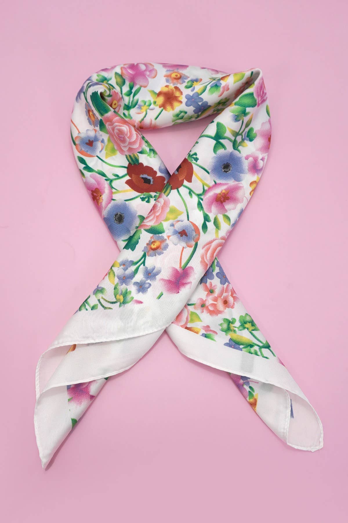 Petals at Dusk Silk Scarf