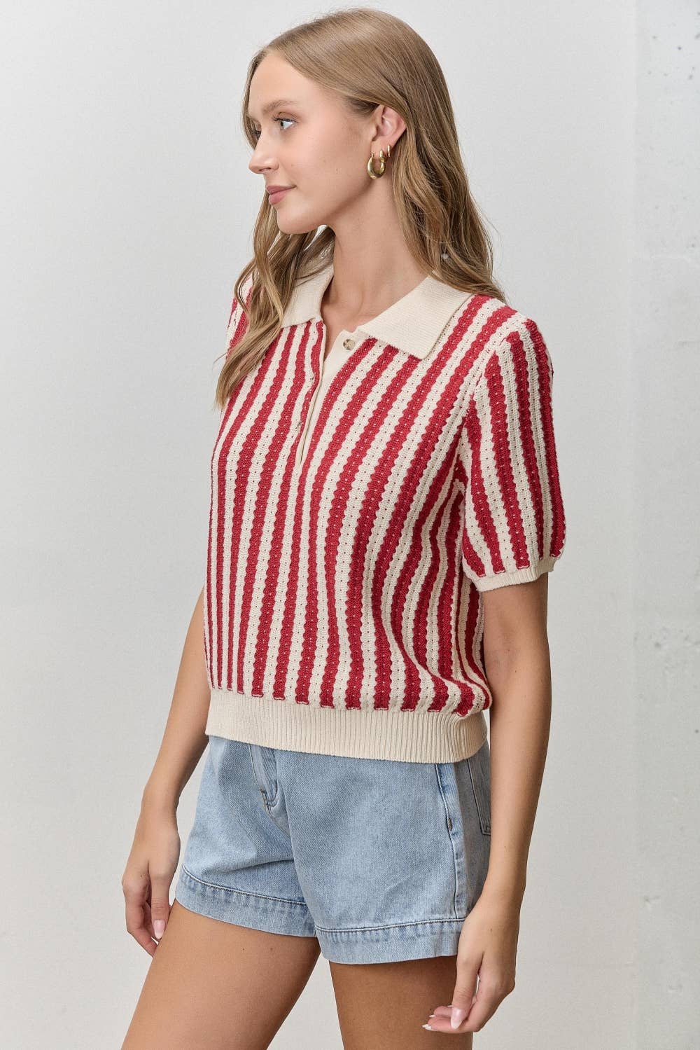 Harper Retro Polo Top