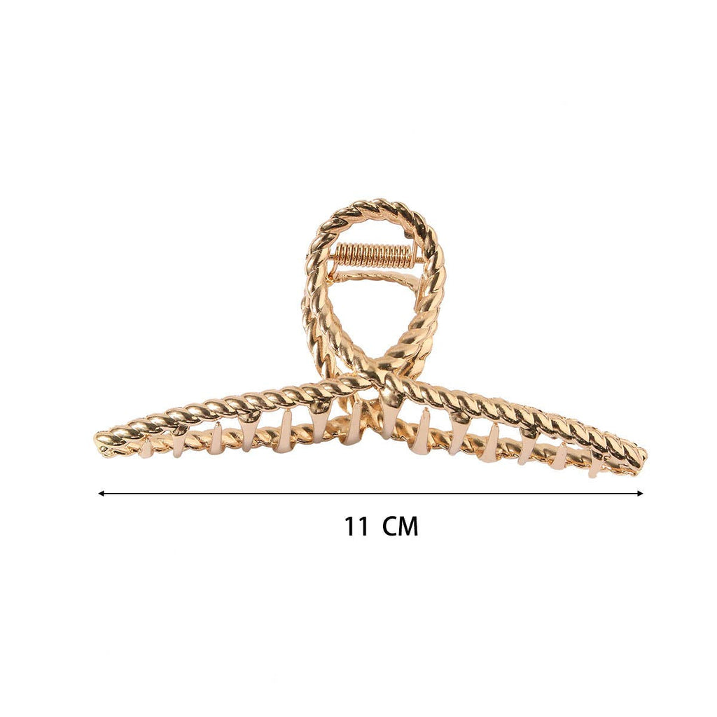 Gold Metal Hair Clip
