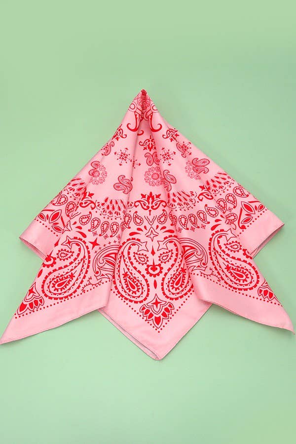 Pretty In Pink Silk Scarf