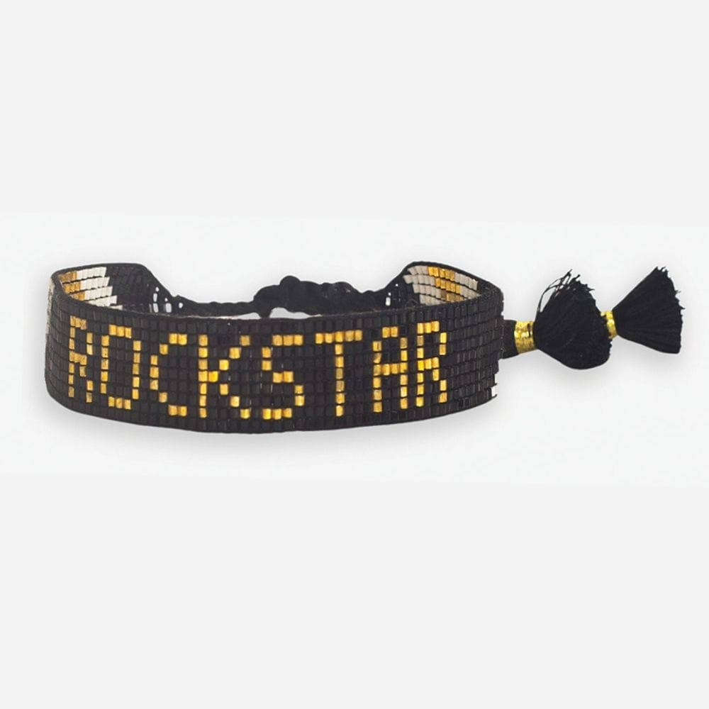 'Rockstar' Beaded Bracelet