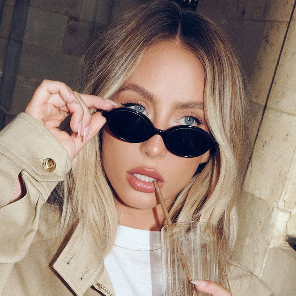 Alex Small Oval Sunglasses