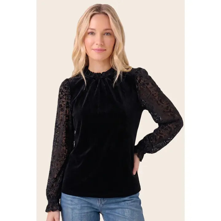 Rosalia Velvet Long Sleeve