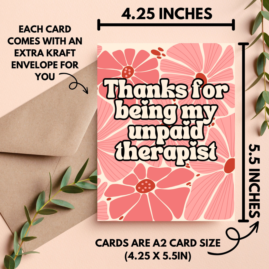 Unpaid Therapist Card