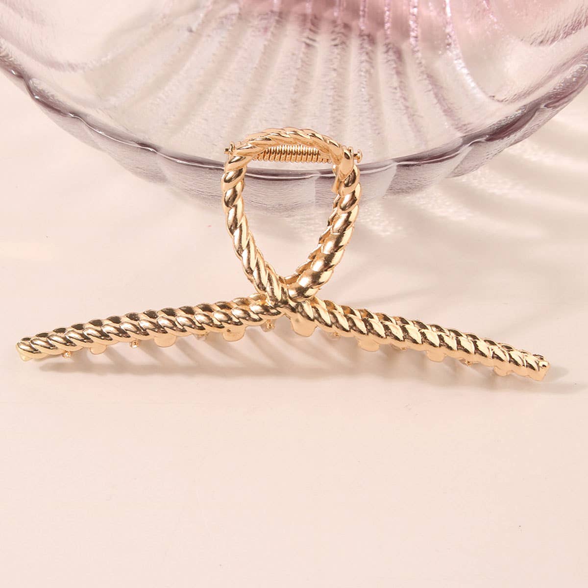 Gold Metal Hair Clip
