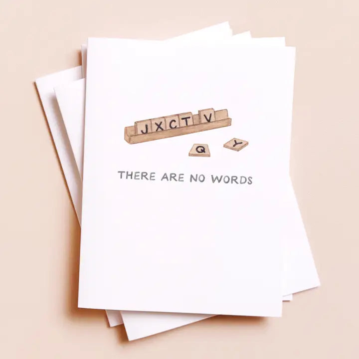 No Words Greeting Card