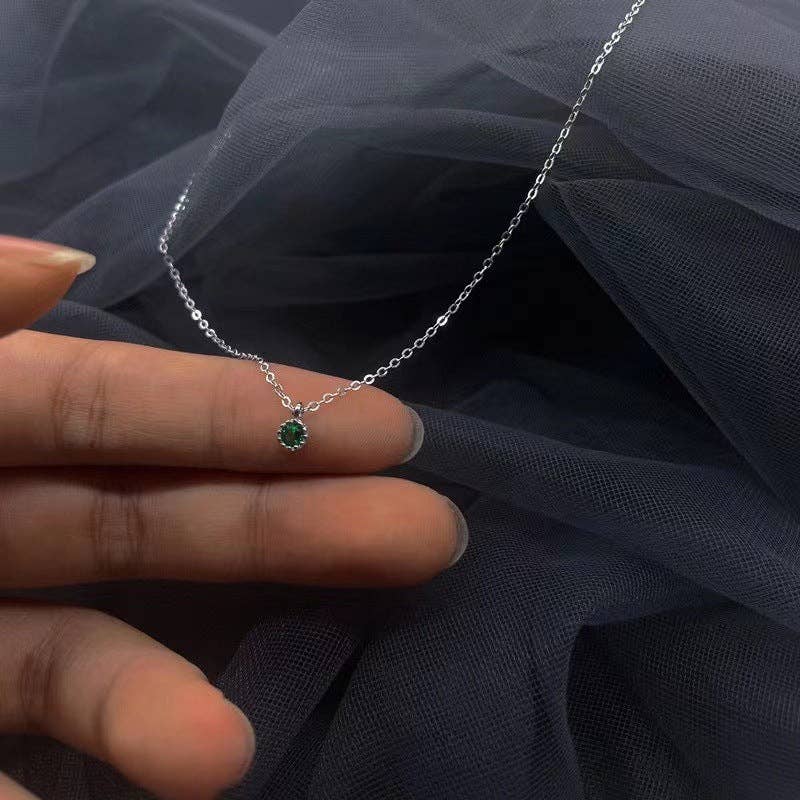 Emerald Pendant Necklace