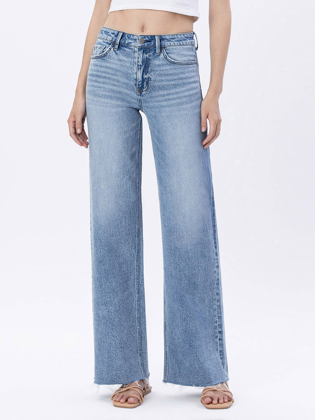 Bekah Raw Hem Denim