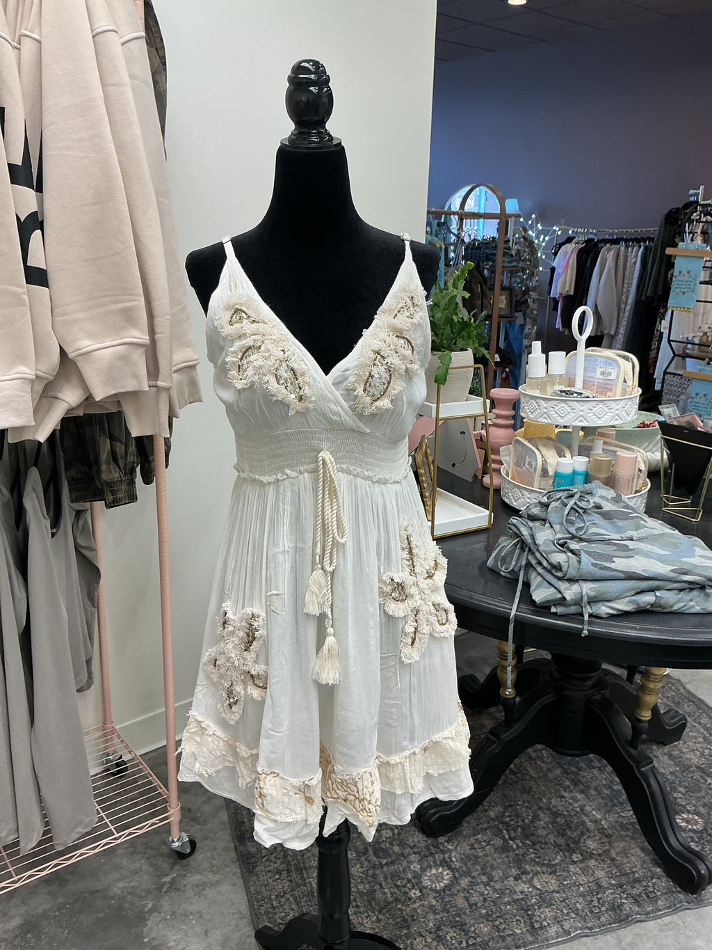 Katie Sequin Detail Dress