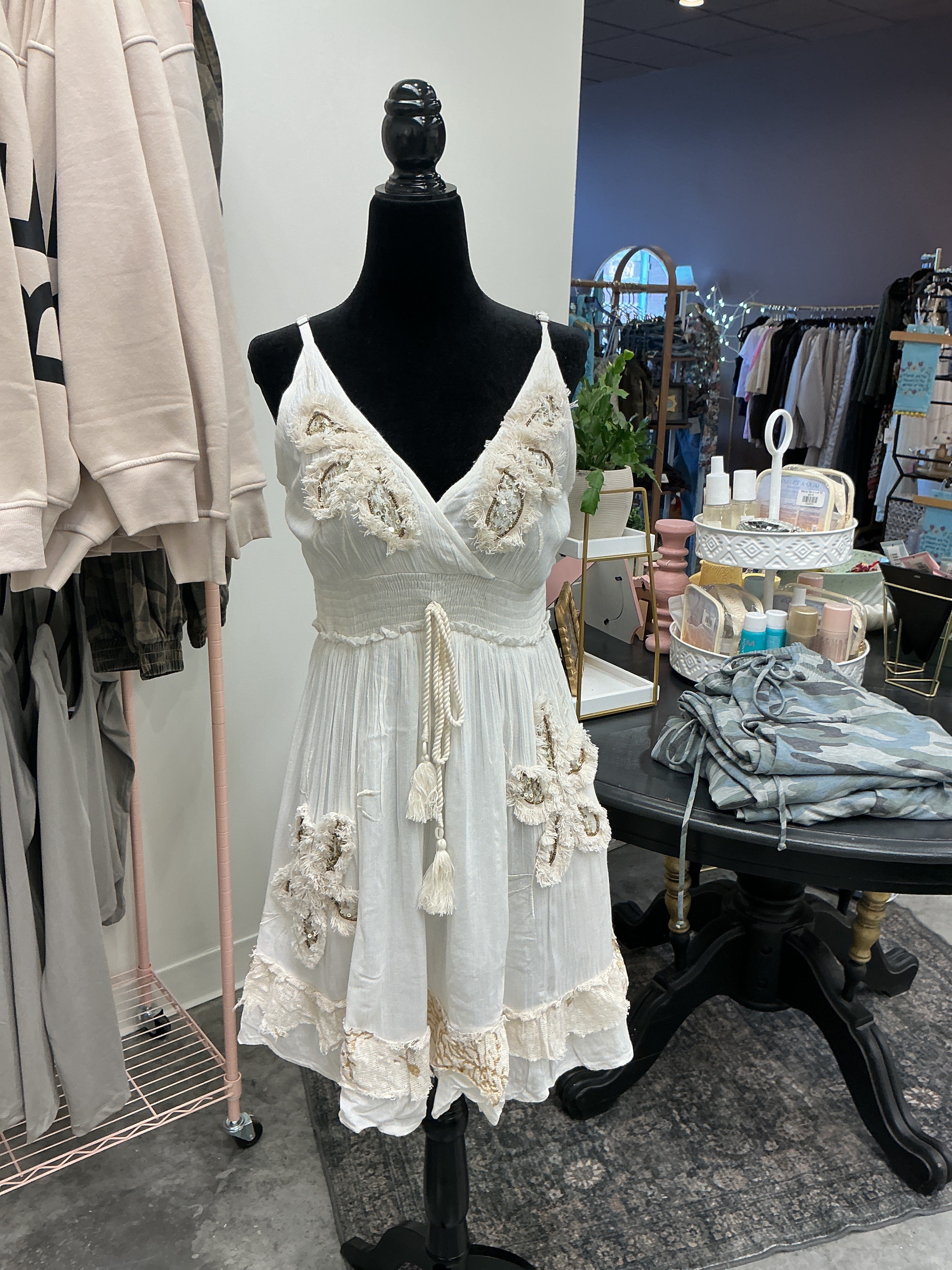 Katie Sequin Detail Dress