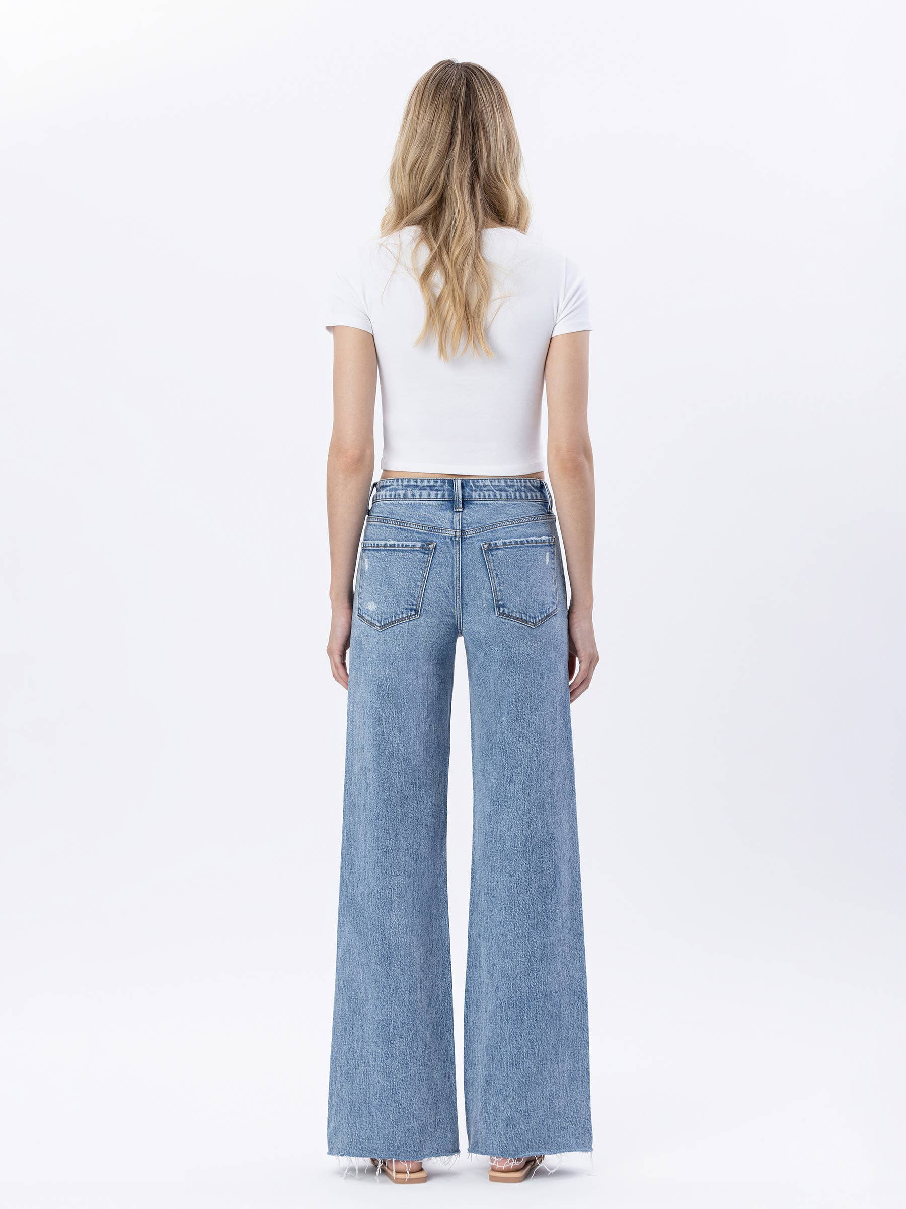 Bekah Raw Hem Denim