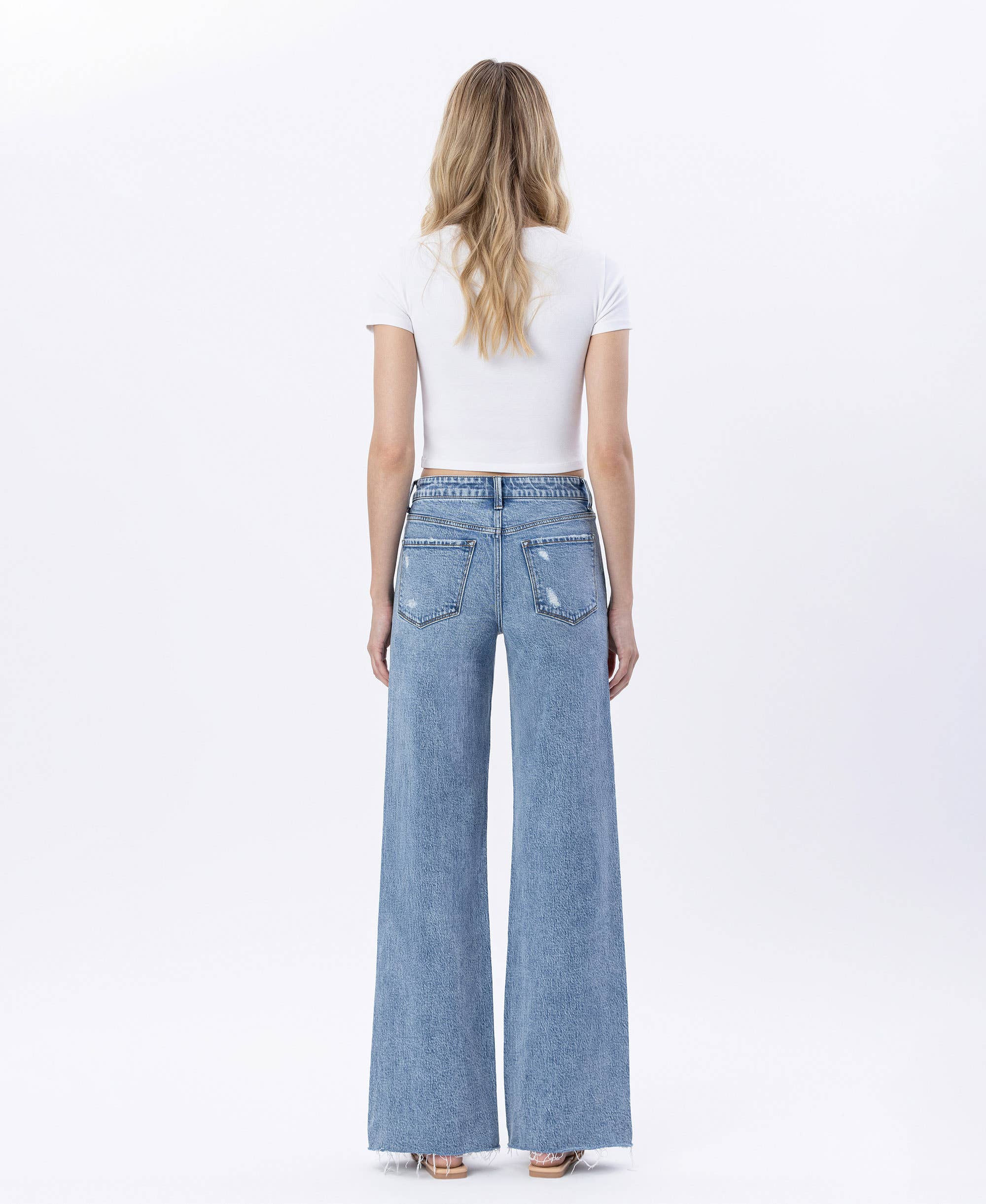 Bekah Raw Hem Denim