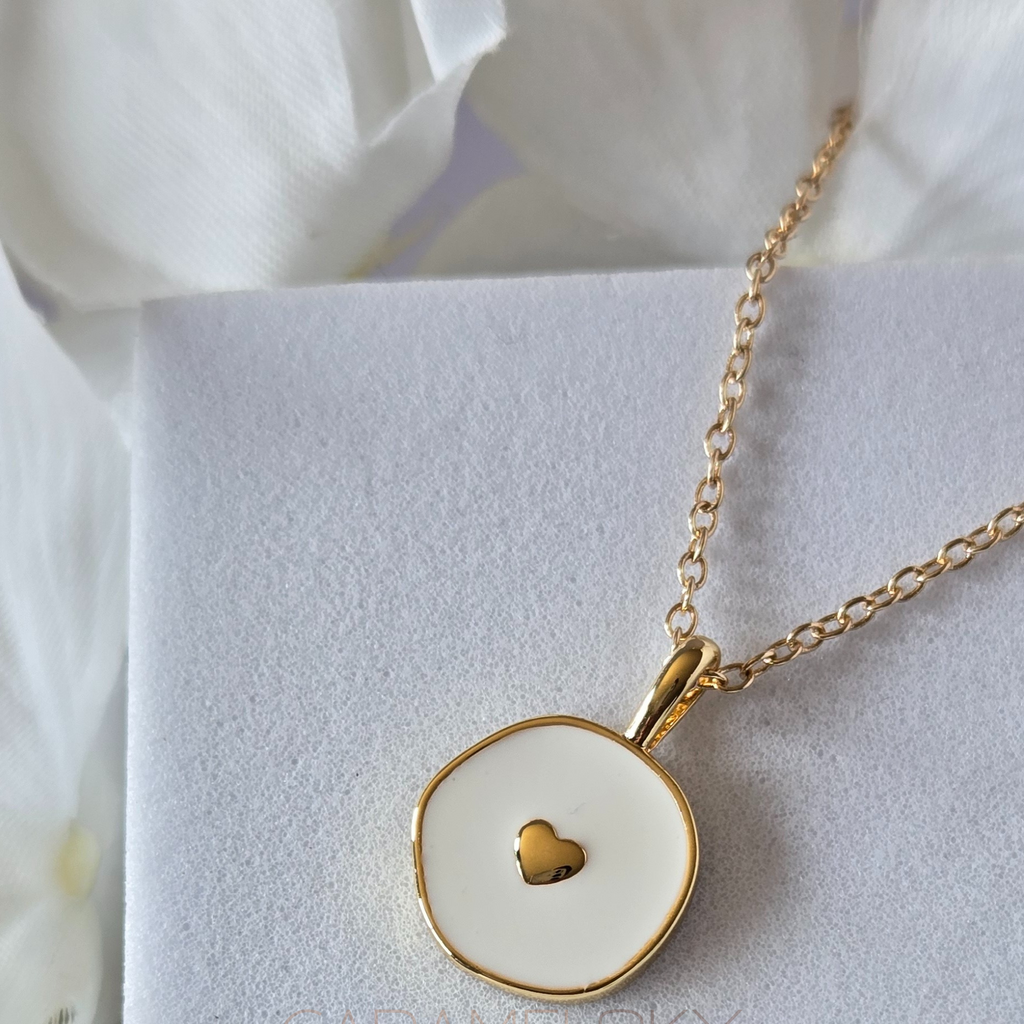 18k GoldPltd Heart Necklace