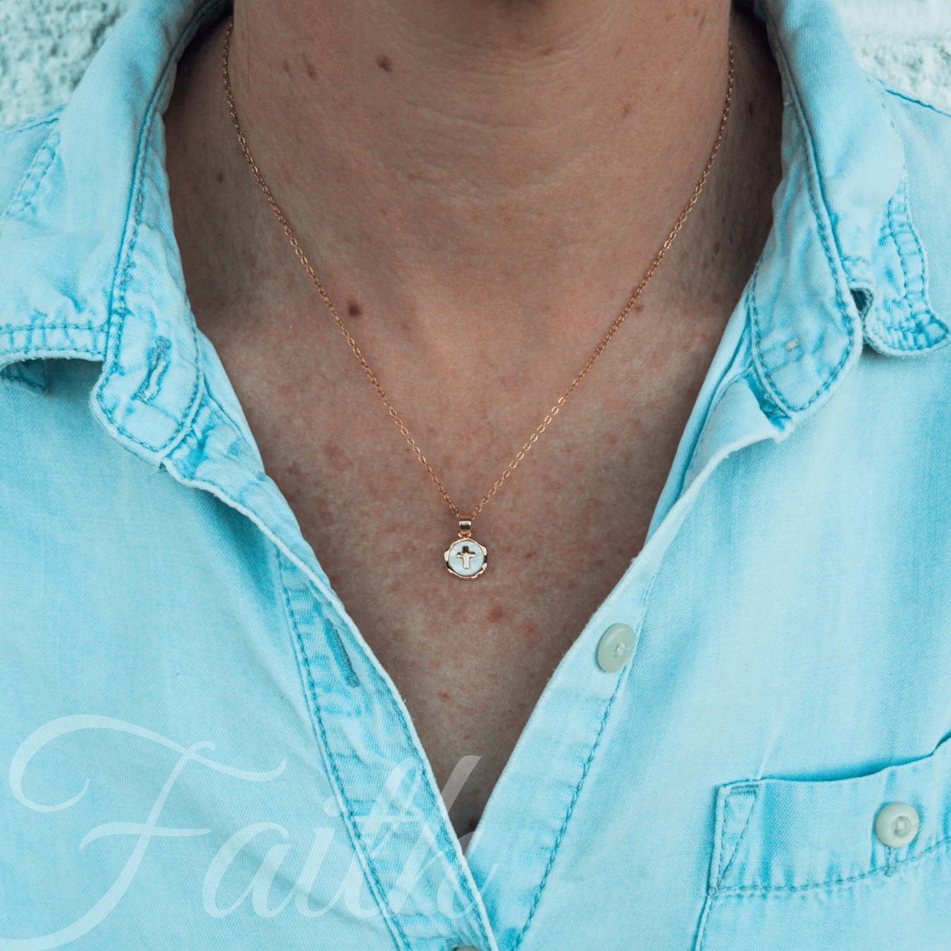 Faith Cross Necklace