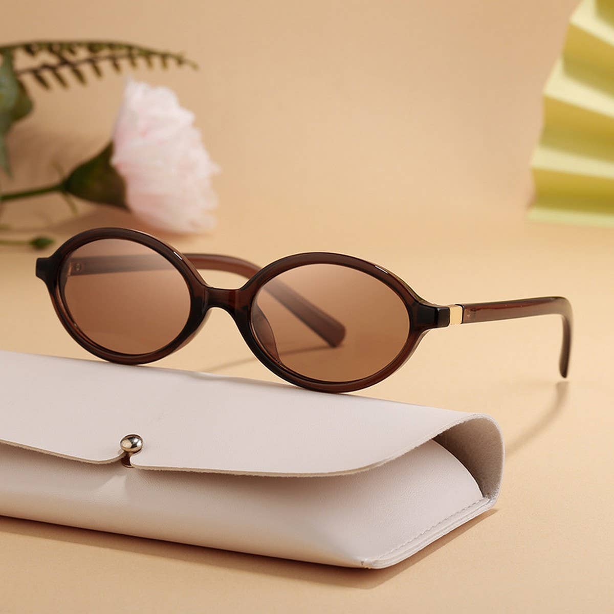 Alex Small Oval Sunglasses