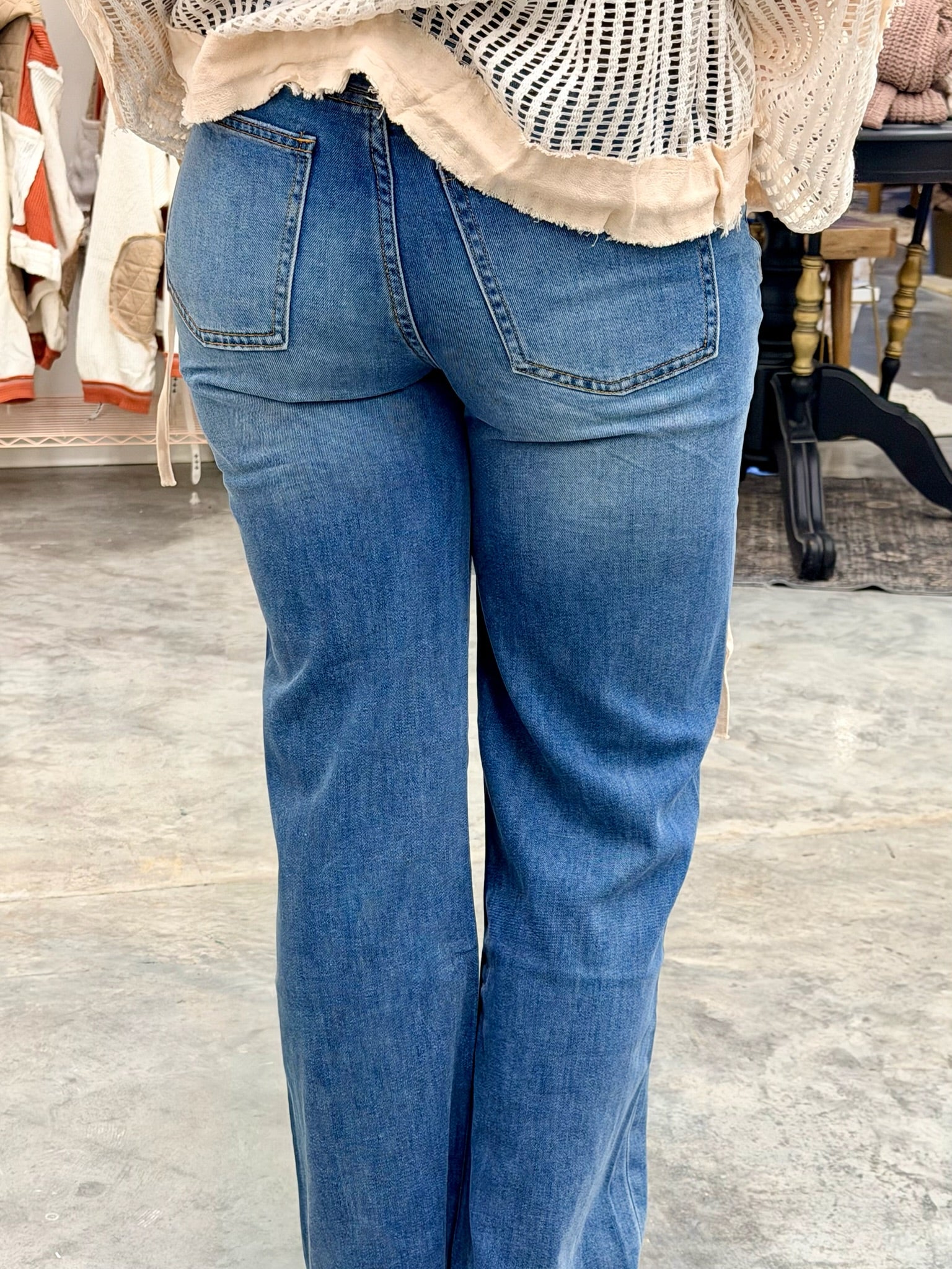 Avery High Rise Straight Jeans