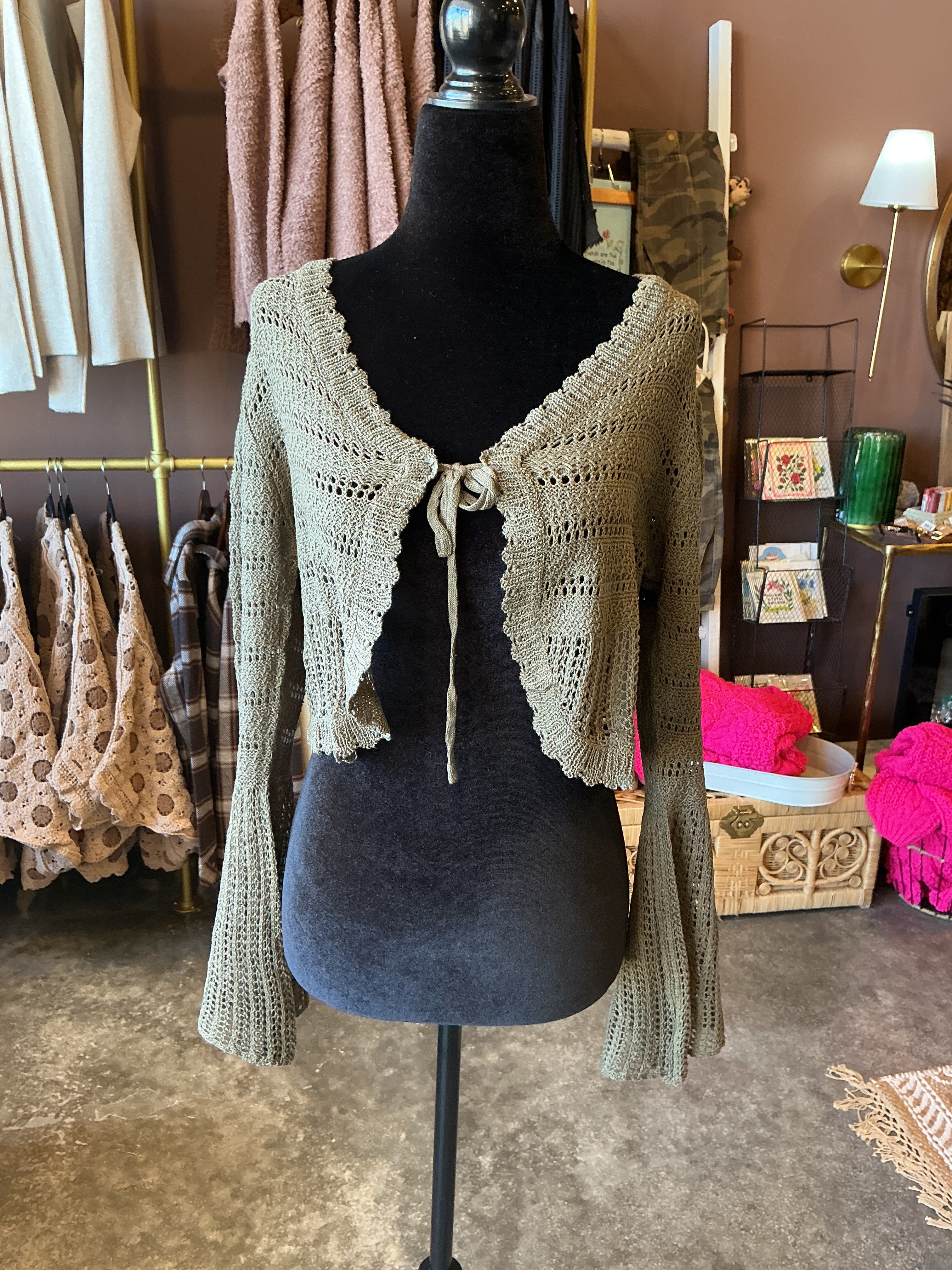 Ivy Bell Crop Cardi