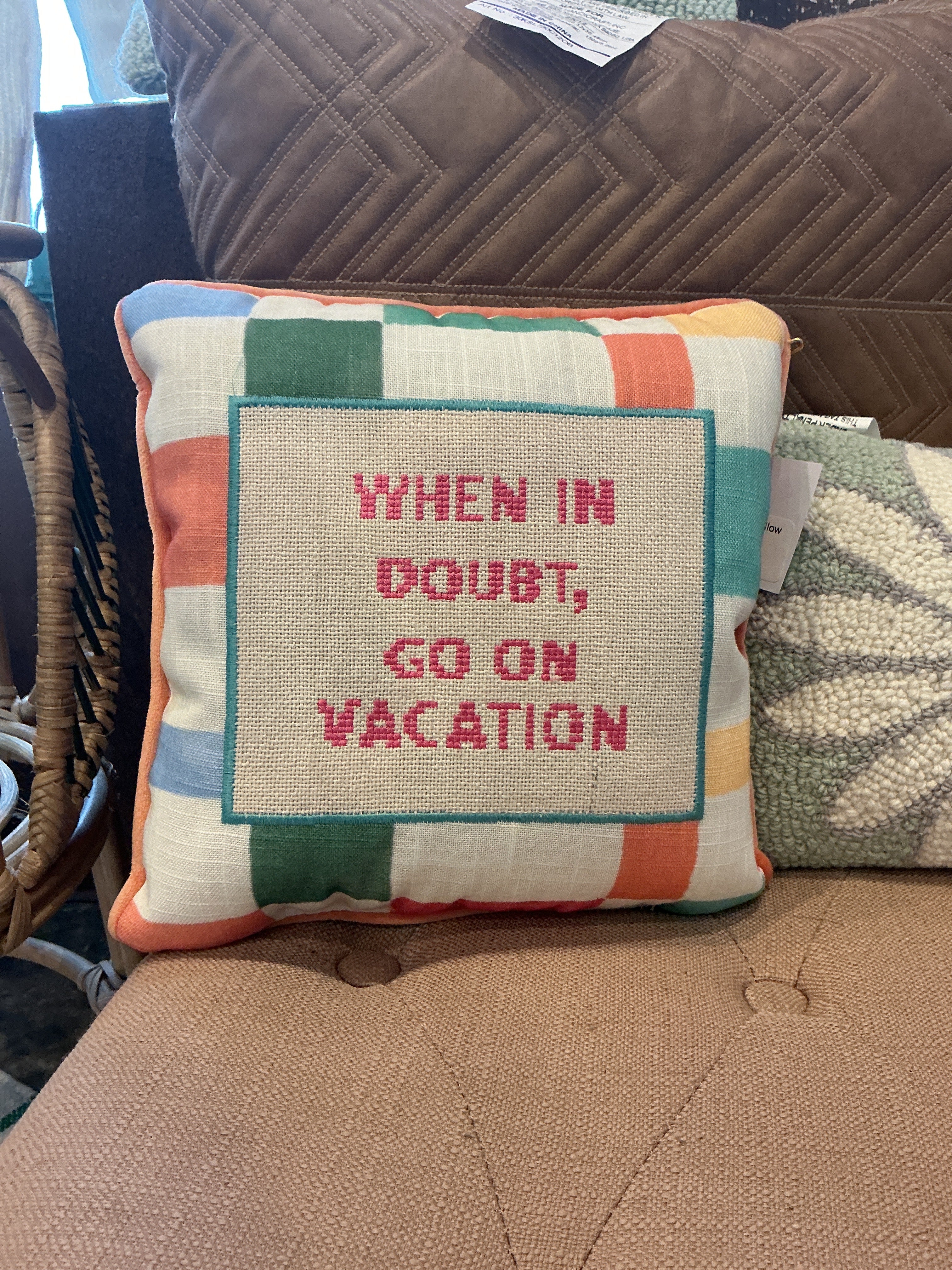 When In Doubt Pillow