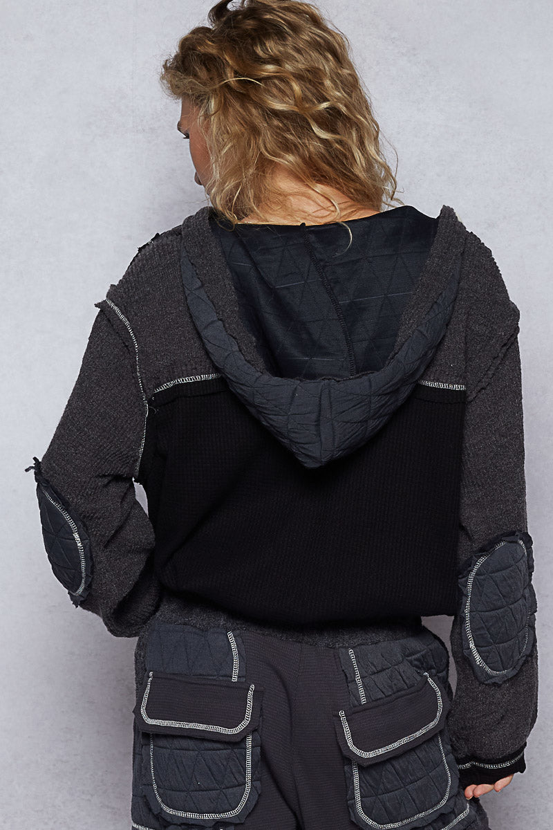 Helena Quilted Hoodie
